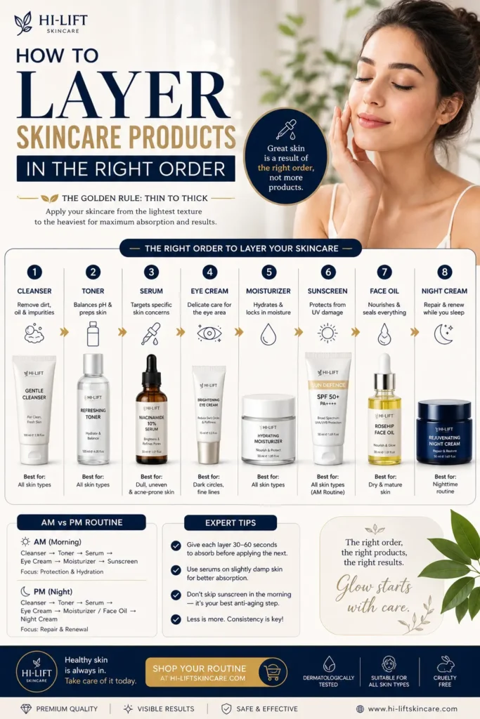 How to Layer Skincare Products in the Right Order